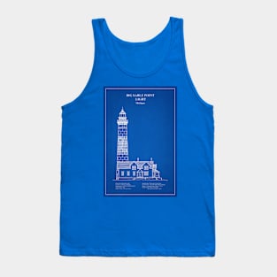 Big Sable Point Light Lighthouse - Michigan - AD Tank Top